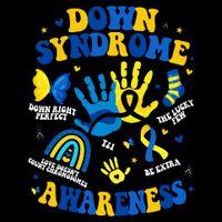 World Down Syndrome Day 321 Awareness Support Zip Tote Bag