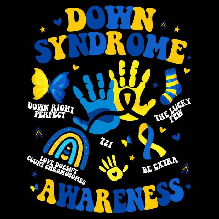 World Down Syndrome Day 321 Awareness Support Zip Tote Bag