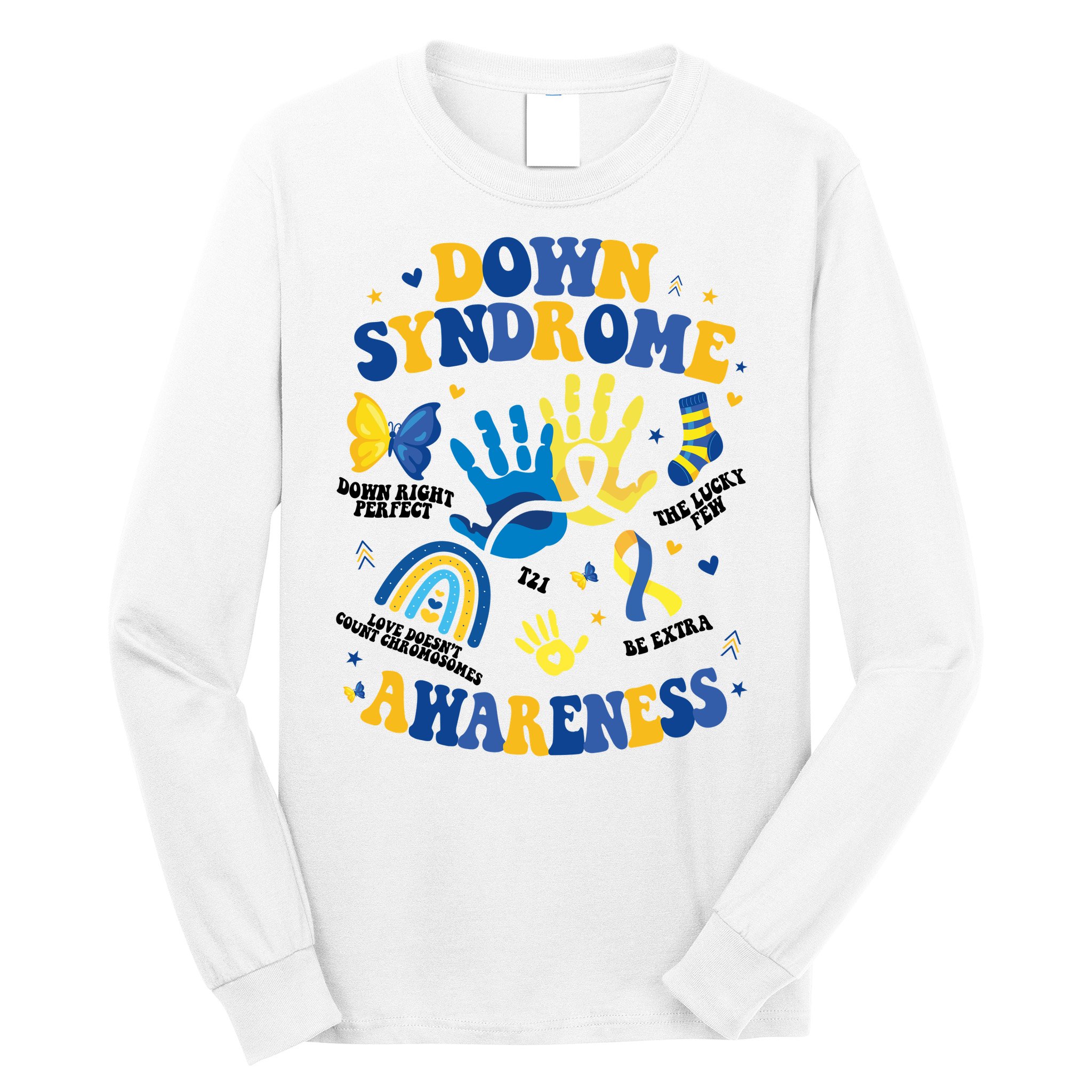 World Down Syndrome Day 321 Awareness Support Long Sleeve Shirt