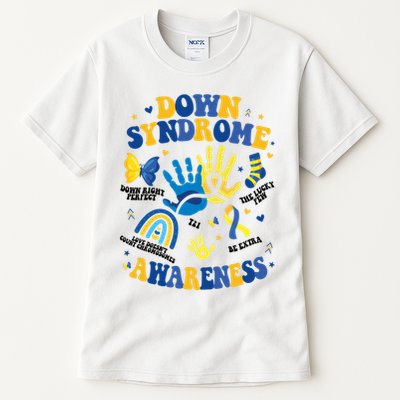 World Down Syndrome Day 321 Awareness Support Tall T-Shirt