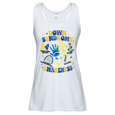 World Down Syndrome Day 321 Awareness Support Ladies Essential Flowy Tank