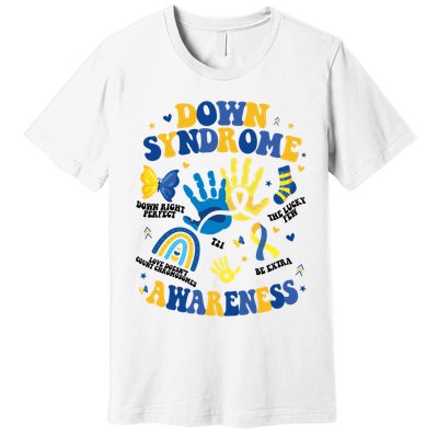 World Down Syndrome Day 321 Awareness Support Premium T-Shirt