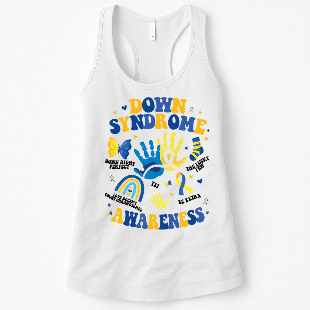 World Down Syndrome Day 321 Awareness Support Womens Tank Top