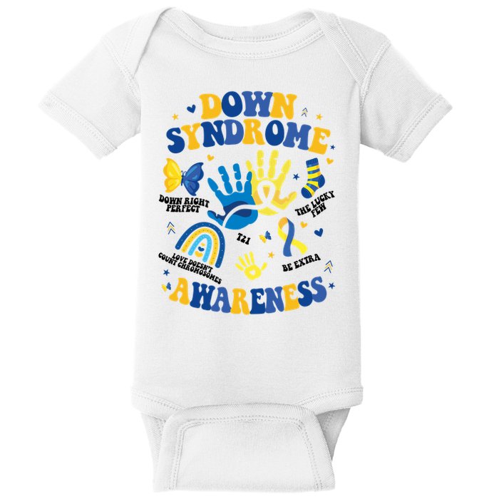 World Down Syndrome Day 321 Awareness Support Baby Bodysuit
