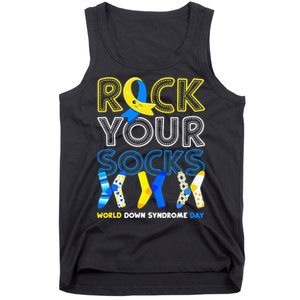 World Down Syndrome Day Rock Your Socks Awareness Tank Top