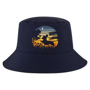 Wiener Dog Sunset Garden Nature Lover Cool Comfort Performance Bucket Hat