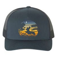 Wiener Dog Sunset Garden Nature Lover Yupoong Adult 5-Panel Trucker Hat