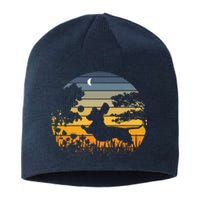 Wiener Dog Sunset Garden Nature Lover Sustainable Beanie