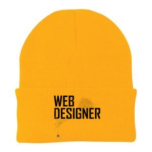 Web Designer Spider Web Knit Cap Winter Beanie