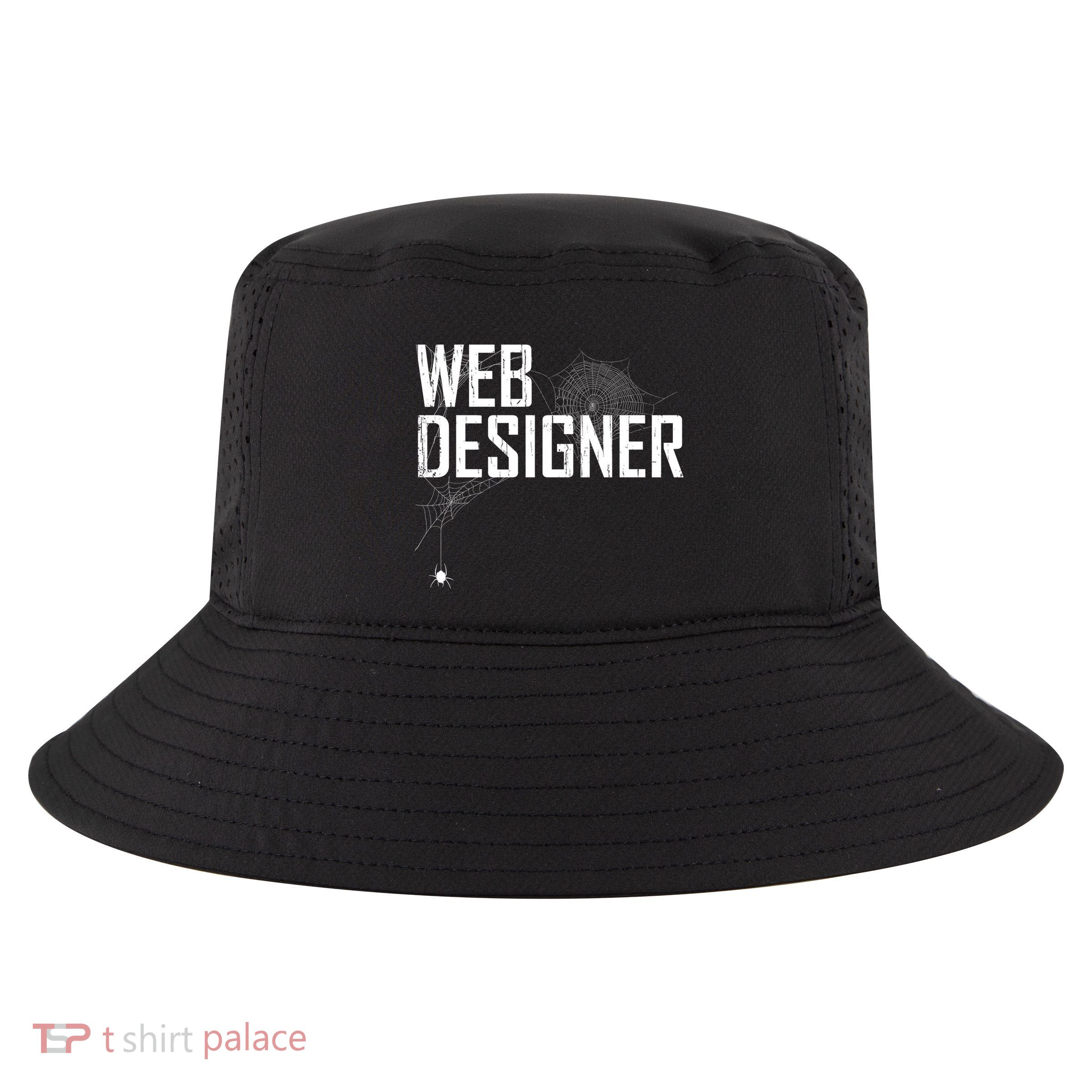 Web Designer Spider Web Cool Comfort Performance Bucket Hat