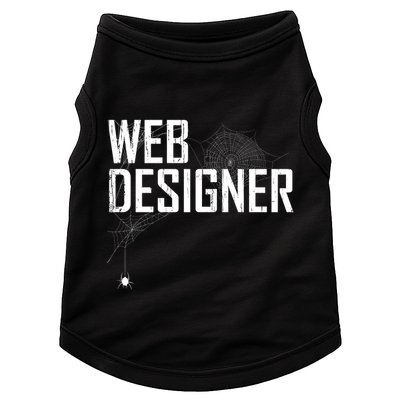 Web Designer Spider Web Doggie Tank