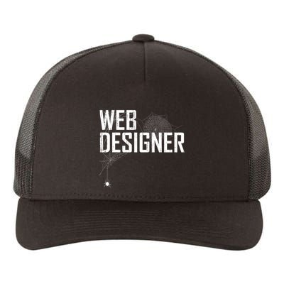 Web Designer Spider Web Yupoong Adult 5-Panel Trucker Hat