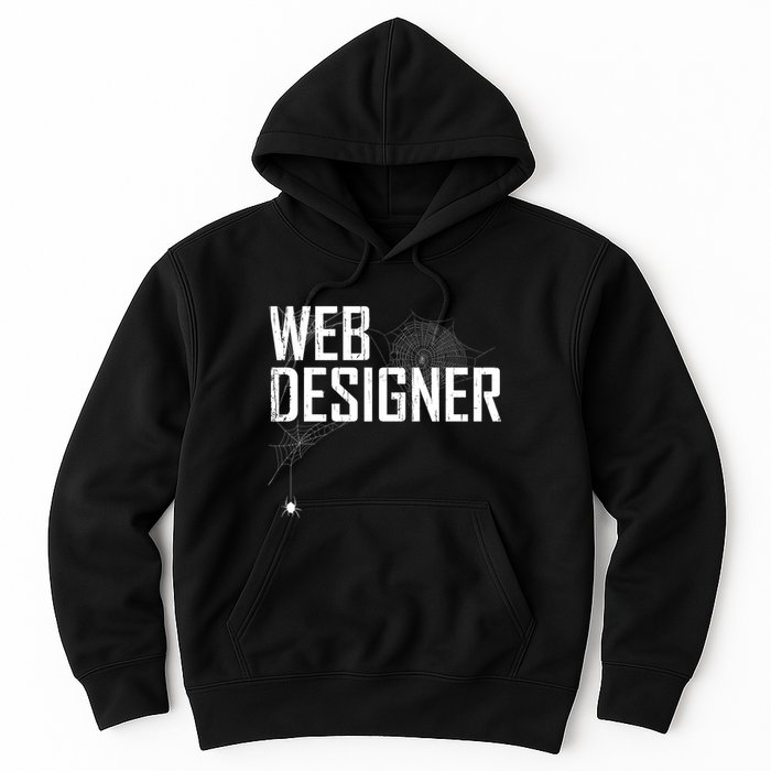Web Designer Spider Web Hoodie