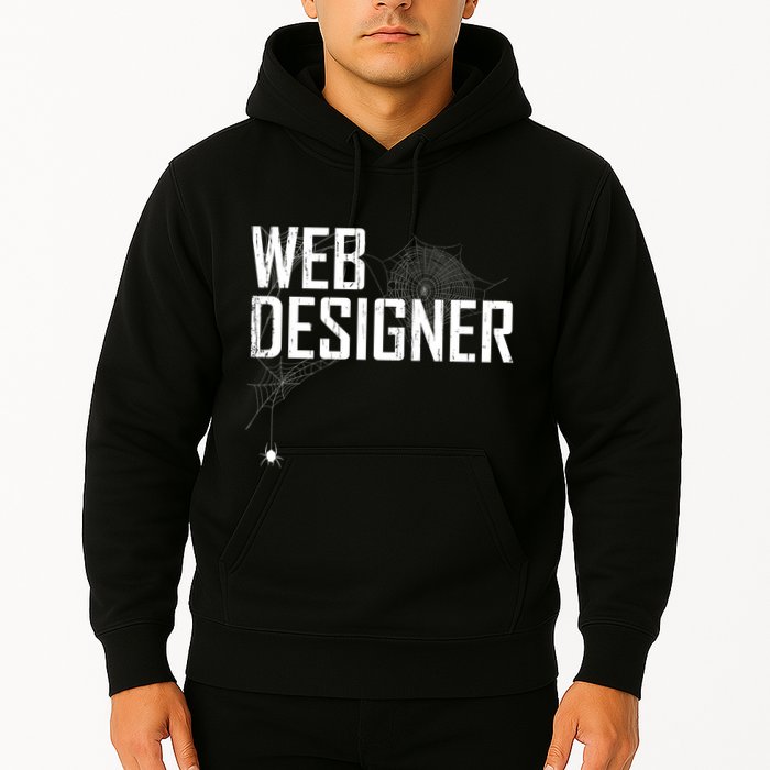Web Designer Spider Web Hoodie