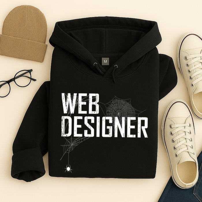 Web Designer Spider Web Hoodie