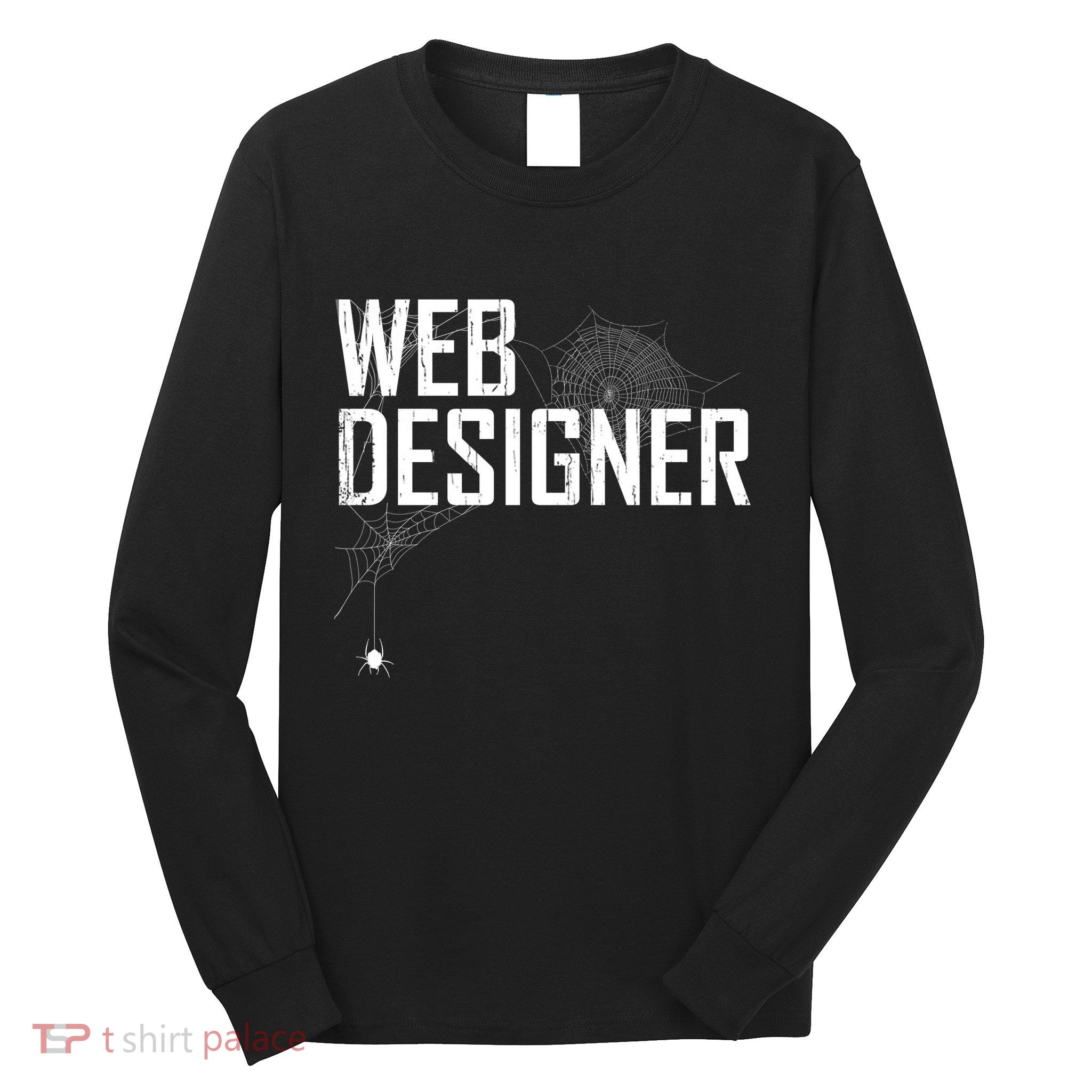 Web Designer Spider Web Long Sleeve Shirt