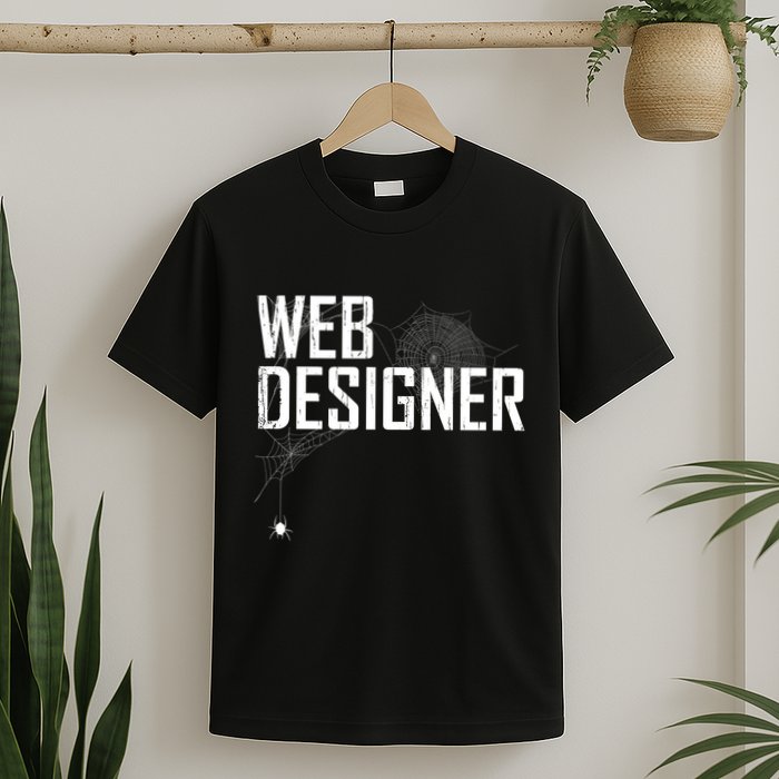 Web Designer Spider Web T-Shirt