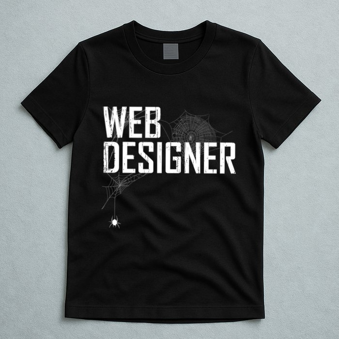 Web Designer Spider Web T-Shirt