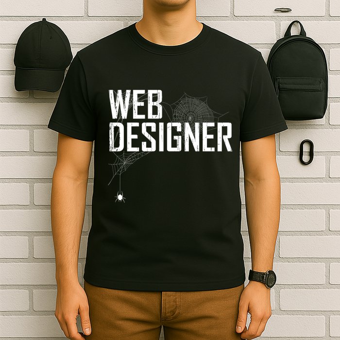 Web Designer Spider Web T-Shirt