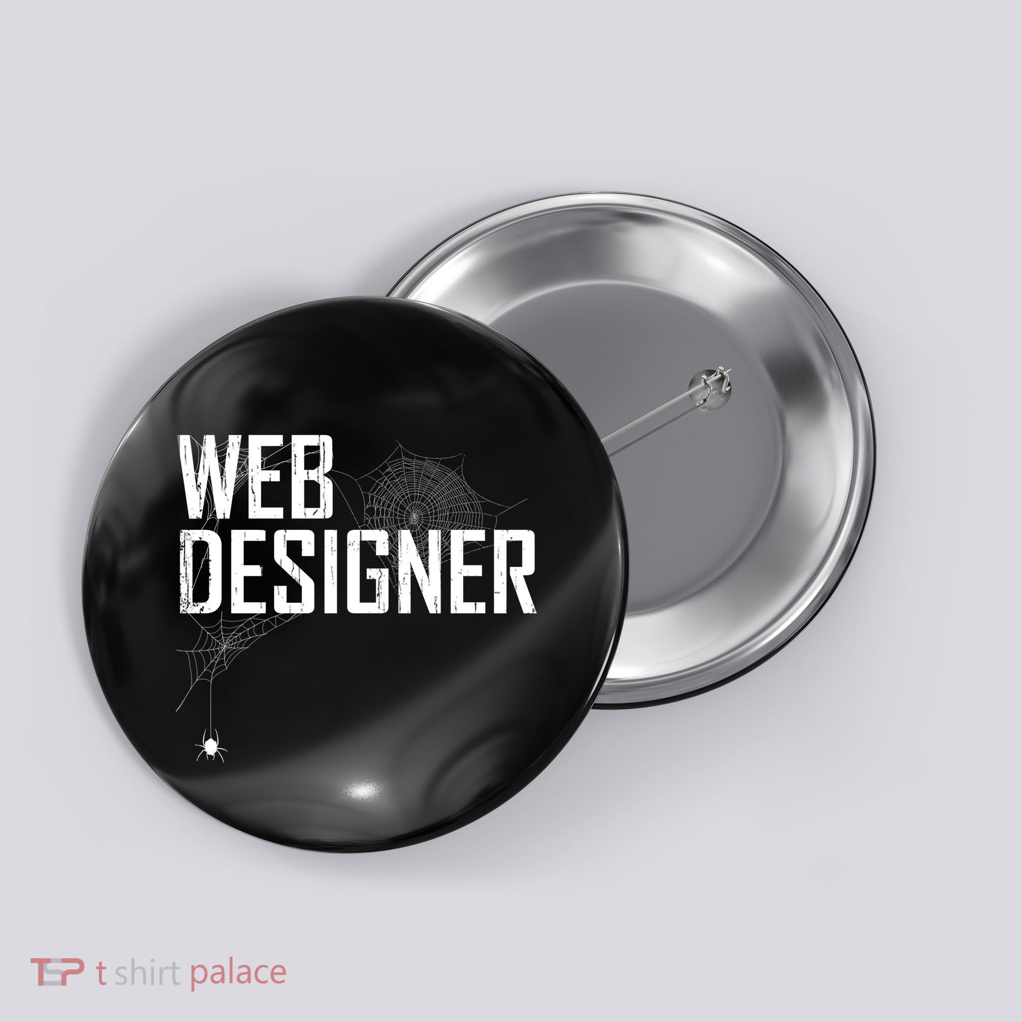 Web Designer Spider Web Button