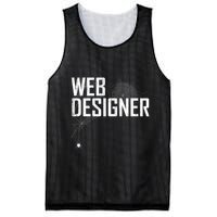 Web Designer Spider Web Mesh Reversible Basketball Jersey Tank