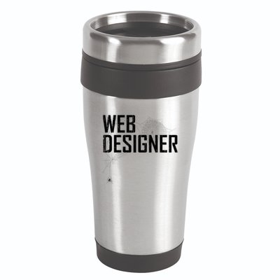 Web Designer Spider Web 16oz Travel Tumbler