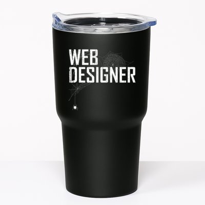 Web Designer Spider Web Tumbler