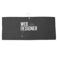 Web Designer Spider Web Large Microfiber Waffle Golf Towel