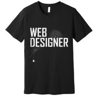 Web Designer Spider Web Premium T-Shirt