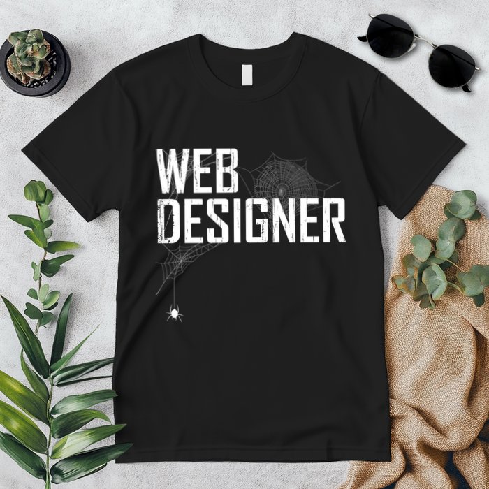 Web Designer Spider Web Premium T-Shirt