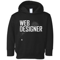 Web Designer Spider Web Toddler Hoodie