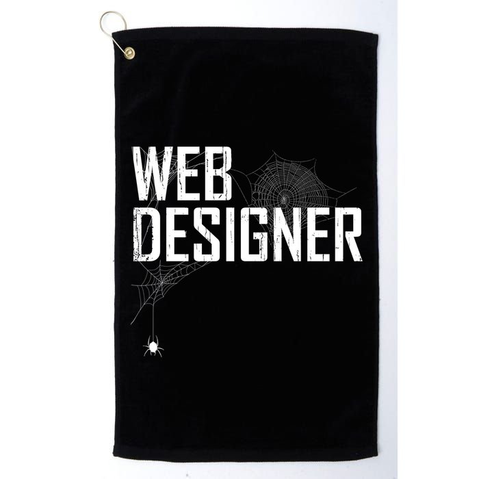 Web Designer Spider Web Golf Towel