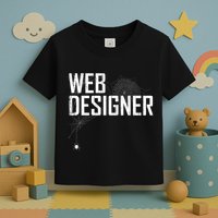 Web Designer Spider Web Toddler T-Shirt