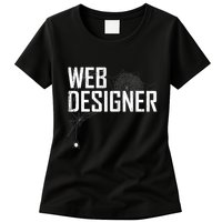 Web Designer Spider Web Womens T-Shirt