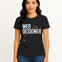 Web Designer Spider Web Womens T-Shirt