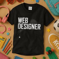Web Designer Spider Web Kids T-Shirt