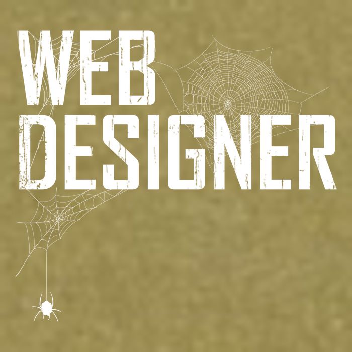 Web Designer Spider Web Garment-Dyed Women's Muscle Tee