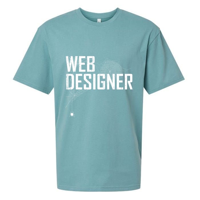 Web Designer Spider Web Sueded Cloud Jersey T-Shirt