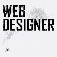 Web Designer Spider Web Garment-Dyed Sweatshirt