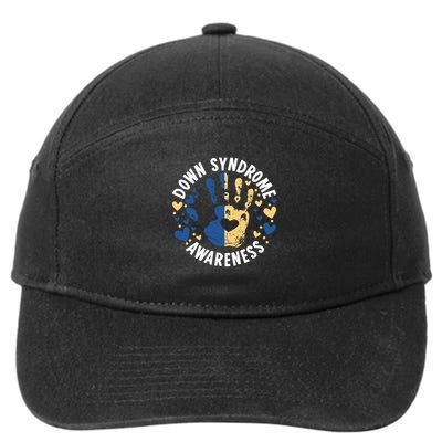 World Down Syndrome Day Down Syndrome Awareness 7-Panel Snapback Hat