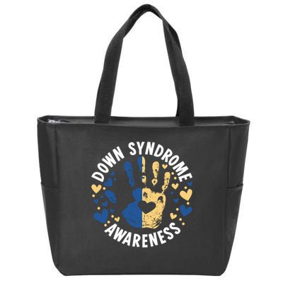 World Down Syndrome Day Down Syndrome Awareness Zip Tote Bag