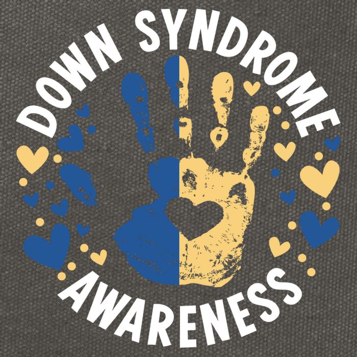 World Down Syndrome Day Down Syndrome Awareness Cotton Canvas Backpack