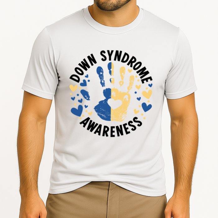 World Down Syndrome Day Down Syndrome Awareness Cooling Performance Crew T-Shirt