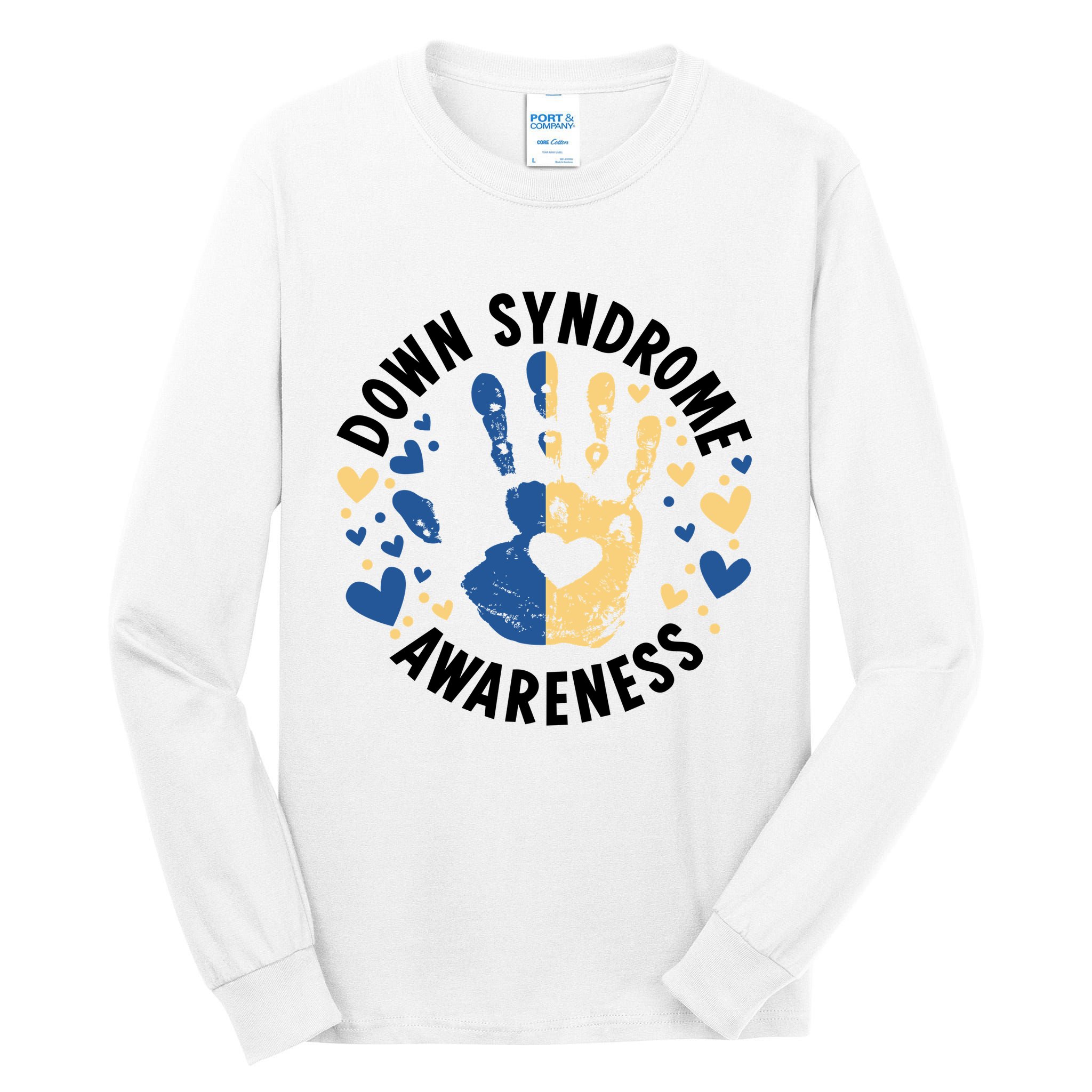 World Down Syndrome Day Down Syndrome Awareness Tall Long Sleeve T-Shirt