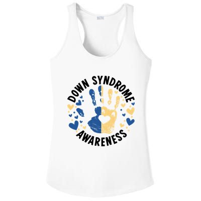 World Down Syndrome Day Down Syndrome Awareness Ladies PosiCharge Competitor Racerback Tank