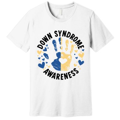 World Down Syndrome Day Down Syndrome Awareness Premium T-Shirt