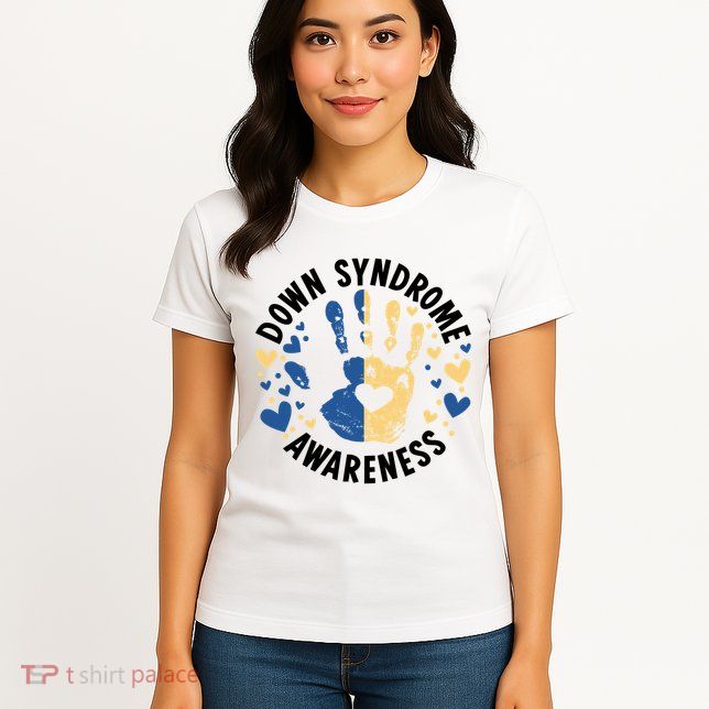 World Down Syndrome Day Down Syndrome Awareness Womens T-Shirt