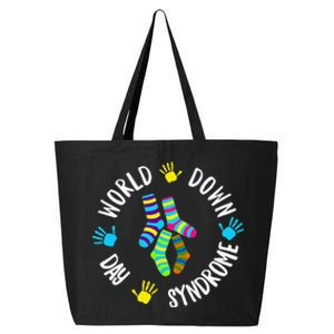 World Down Syndrome Day Awareness Socks 21 March 25L Jumbo Tote