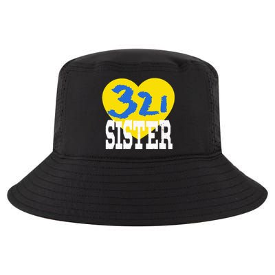 World Down Syndrome Day Trisomy 21 SiSTER Support Cool Comfort Performance Bucket Hat