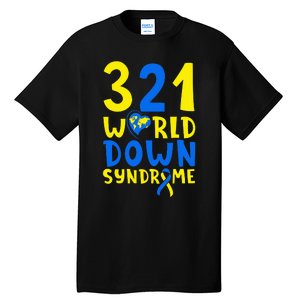 World Down Syndrome Day Awareness March 21 Tall T-Shirt